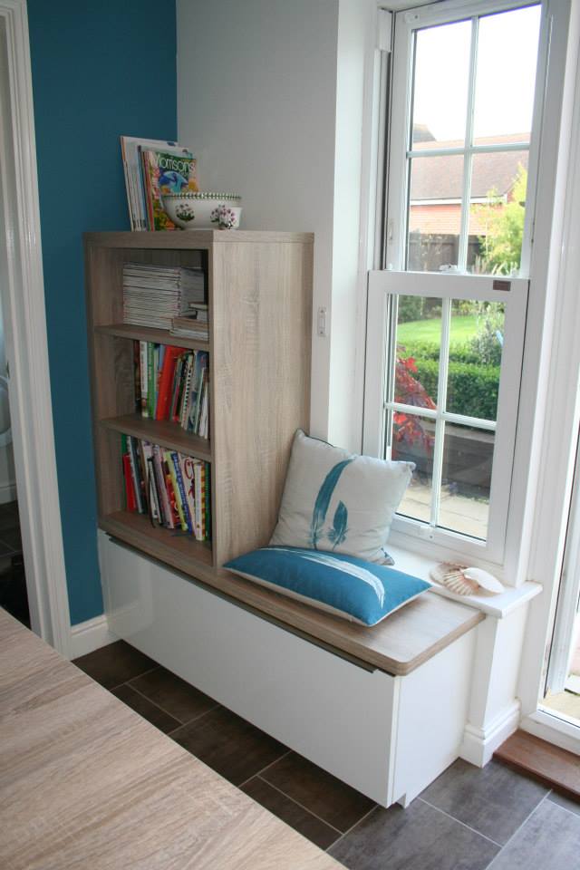Puro in Polar White, and a thank-you letter — a Rational kitchen by Kitchensmiths, with oak worktops (photograph 4 of 4)