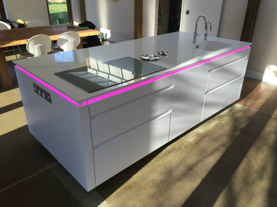 Solo in matt lacquer — a Rational kitchen by Kitchensmiths, with silestone worktops (photograph 1 of 3)
