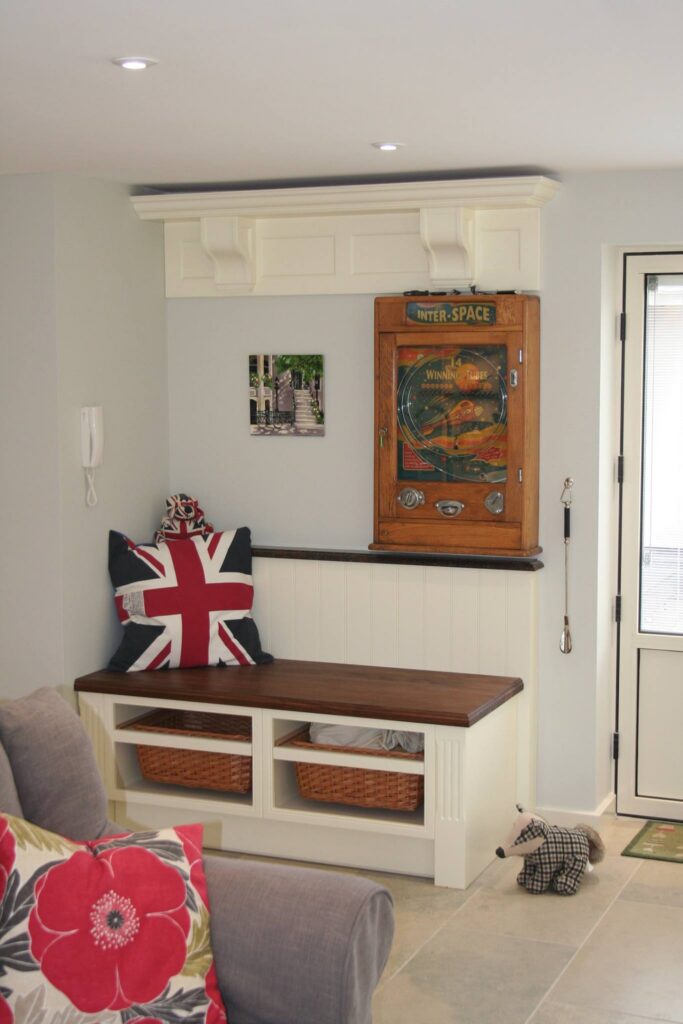 Penshurst painted in Ivory — a Stoneham kitchen by Kitchensmiths, with granite worktops (photograph 4 of 6)