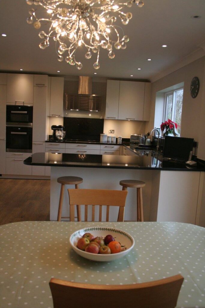Star Galaxy granite — a kitchen by Kitchensmiths, with granite worktops (photograph 1 of 9)