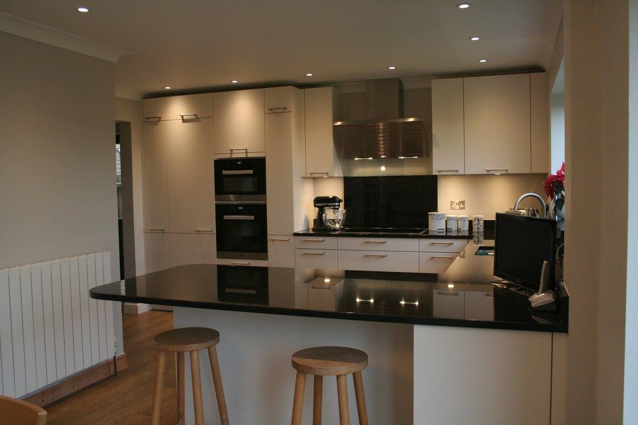 Star Galaxy granite — a kitchen by Kitchensmiths, with granite worktops (photograph 2 of 9)