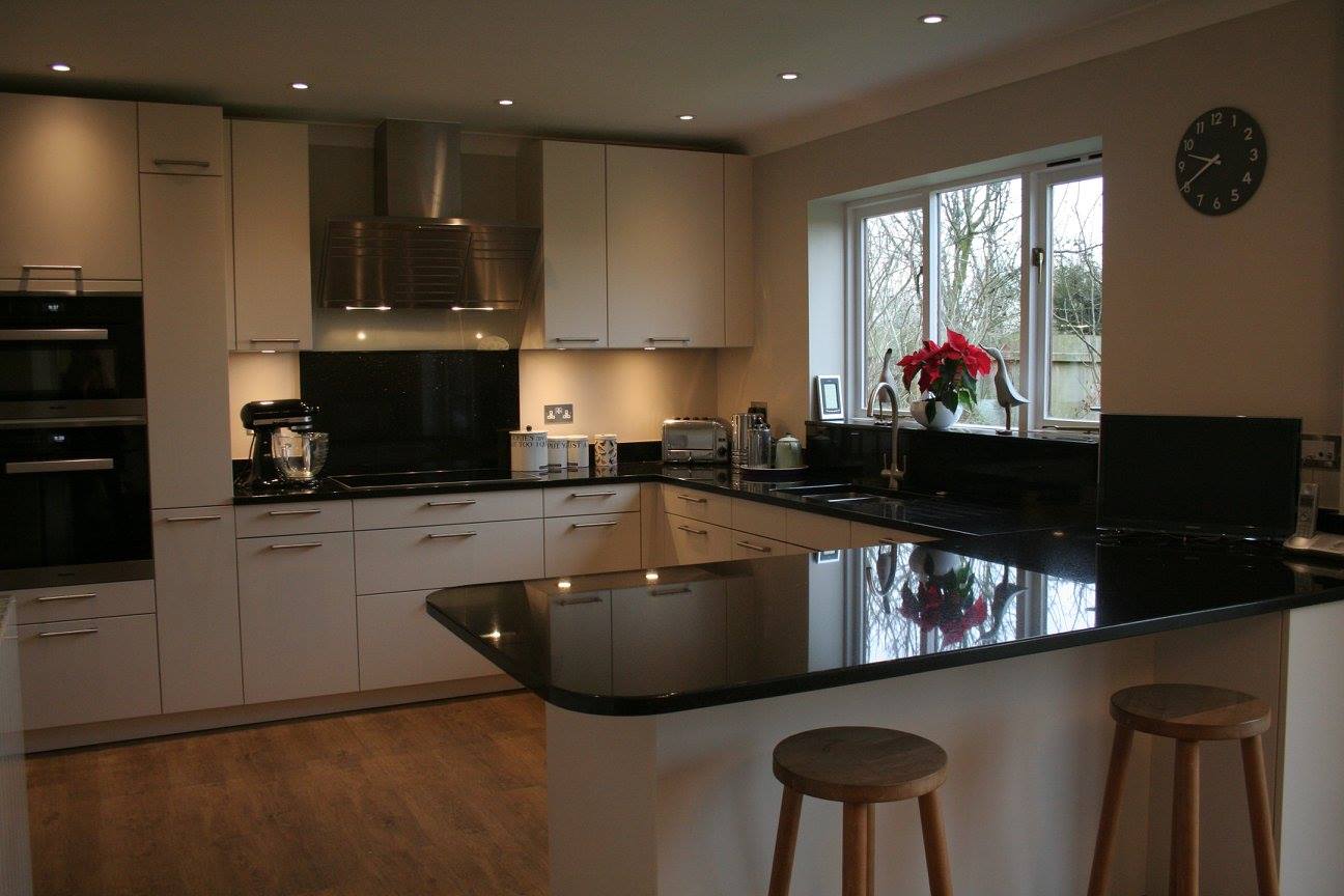 Star Galaxy granite — a kitchen by Kitchensmiths, with granite worktops (photograph 3 of 9)