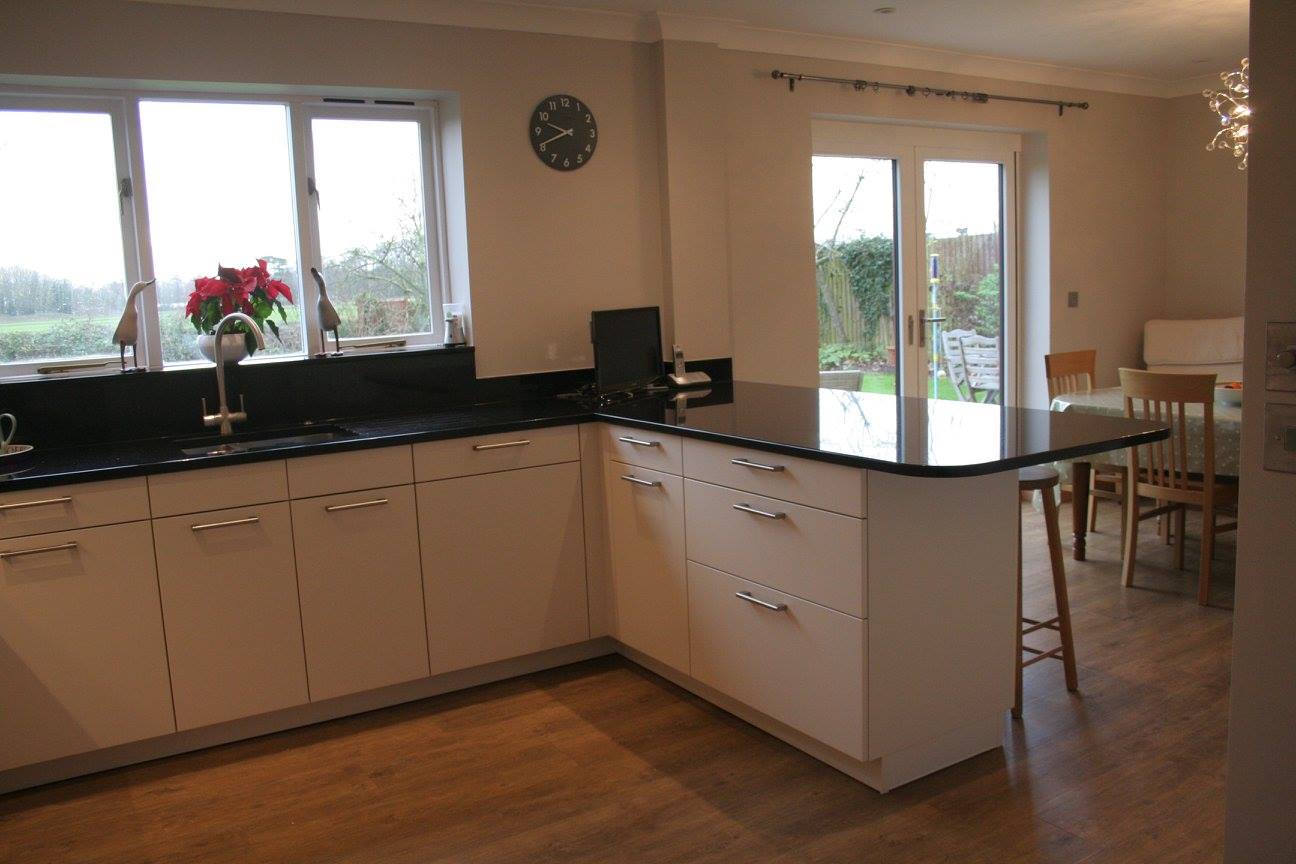 Star Galaxy granite — a kitchen by Kitchensmiths, with granite worktops (photograph 7 of 9)