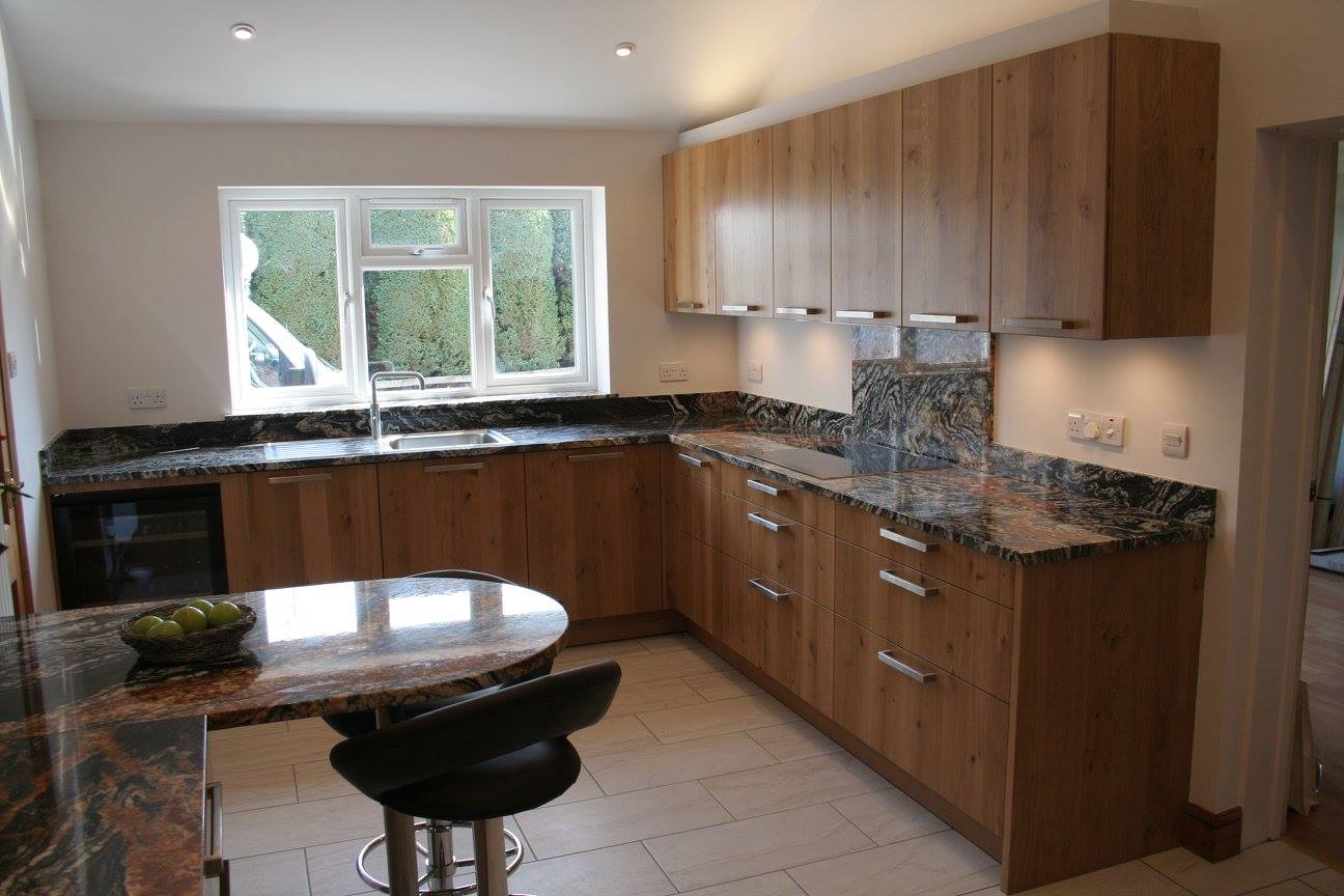 Geologist's delight — a BAX kitchen by Kitchensmiths, with sensa worktops (photograph 2 of 6)