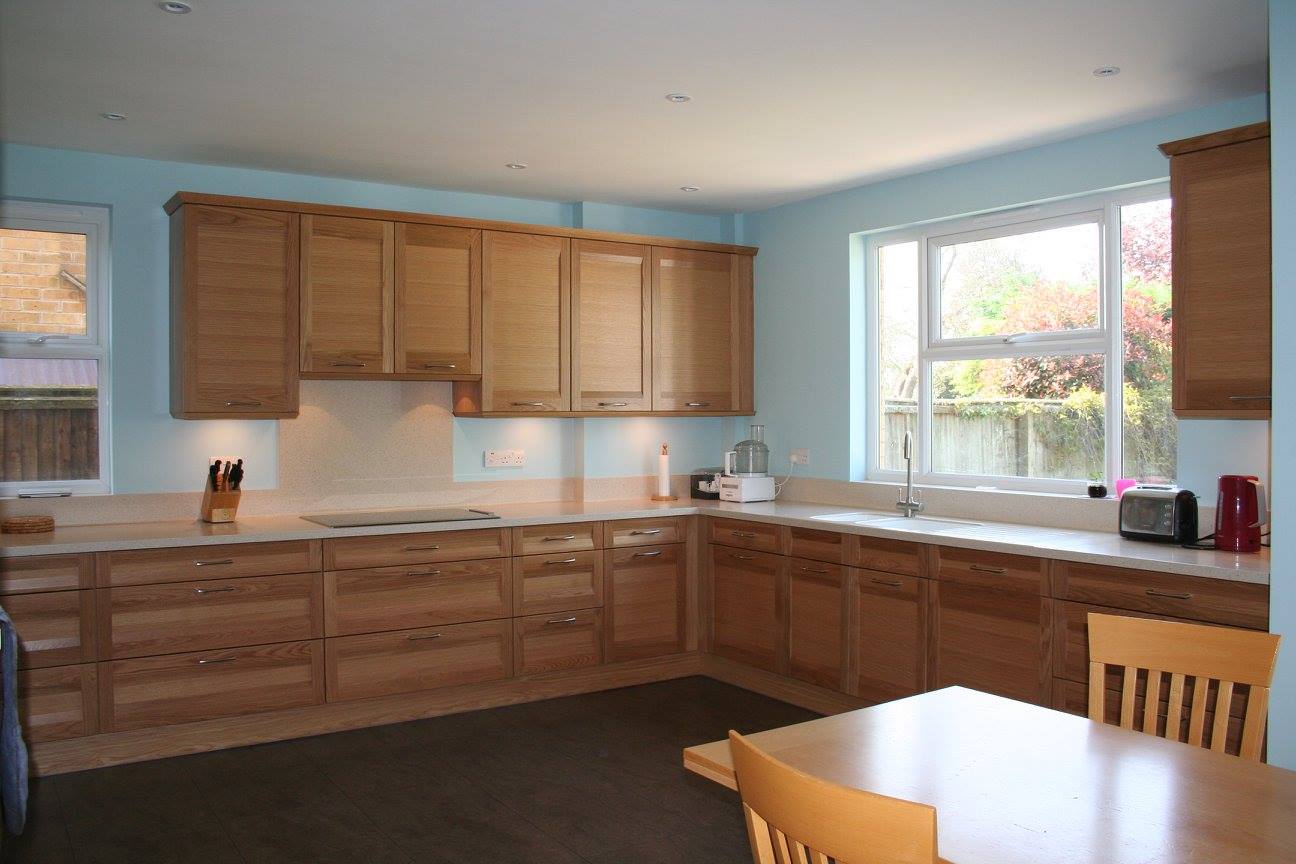 Strata, with Corian Fossil — a Stoneham kitchen by Kitchensmiths, with corian Fossil worktops (photograph 1 of 6)