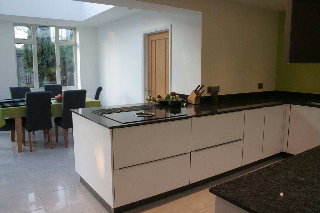 Consoft, in steel grey granite — a BAX kitchen by Kitchensmiths, with granite worktops (photograph 6 of 7)