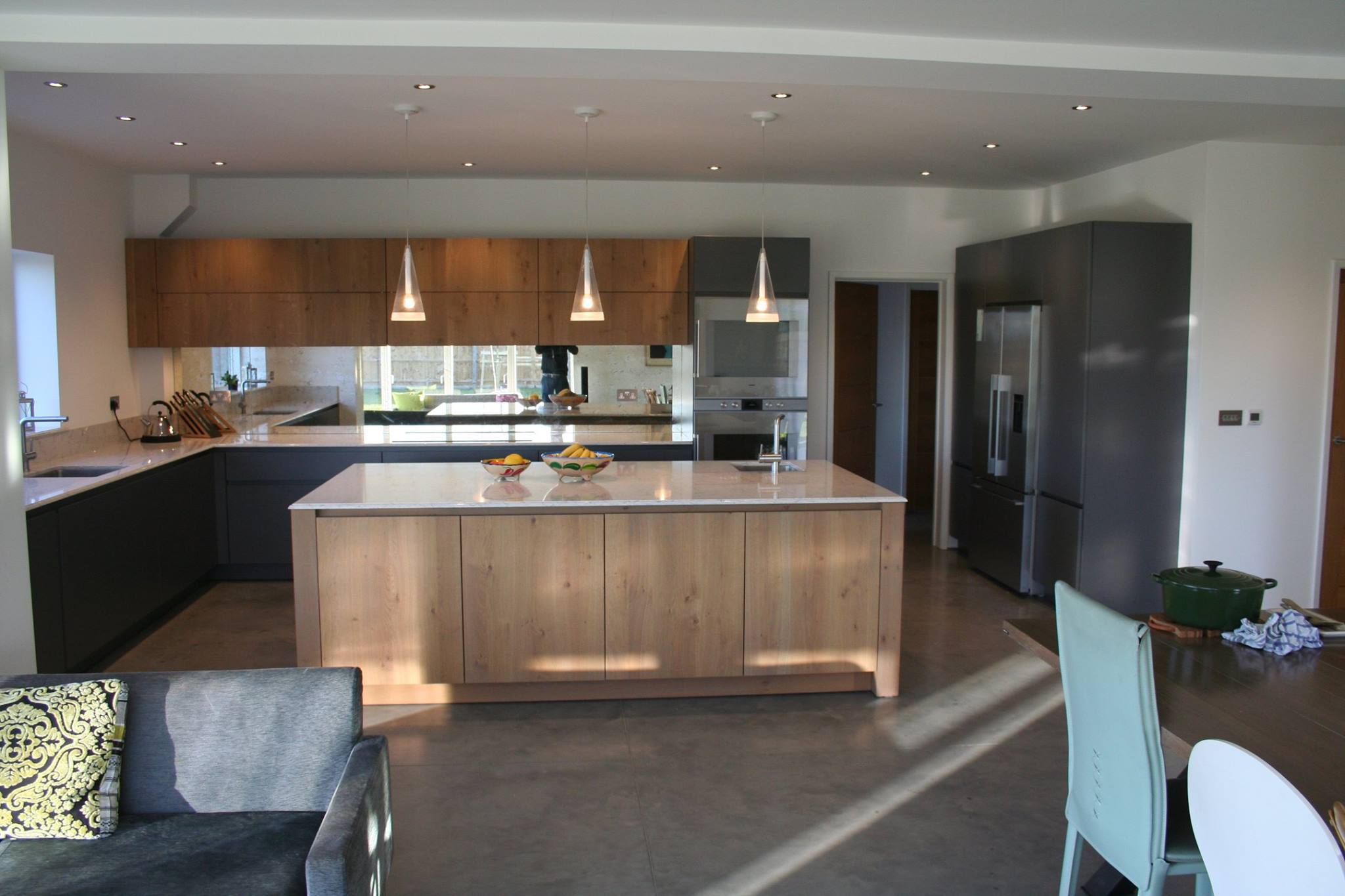 Ocean Grey Oak and anthracite — a BAX kitchen by Kitchensmiths, with silestone worktops (photograph 5 of 5)
