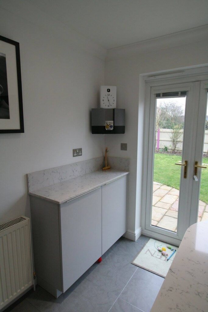 Zero, with Silestone — a Rational kitchen by Kitchensmiths, with silestone worktops (photograph 2 of 5)