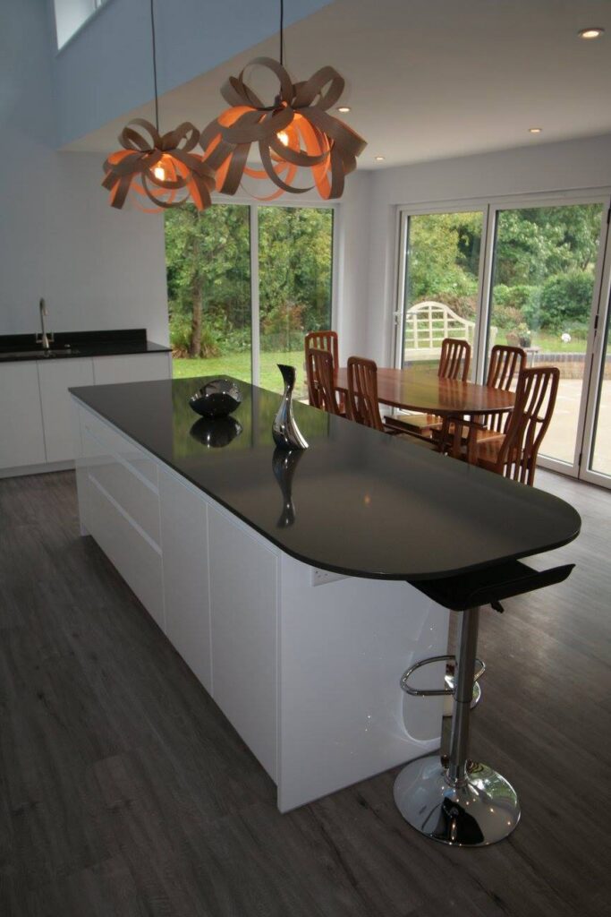Solo, with Carbano quartz — a Rational kitchen by Kitchensmiths, with silestone Carbano worktops (photograph 6 of 7)