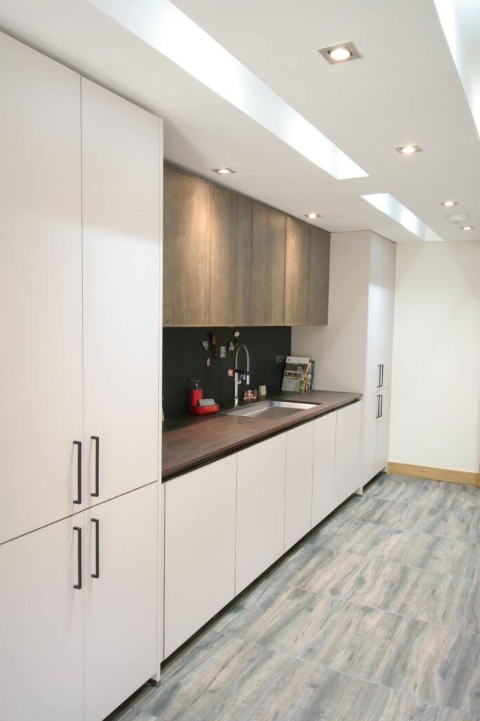 Sleek German kitchen with Dekton worktops — a kitchen by Kitchensmiths, with dekton worktops (photograph 4 of 16)