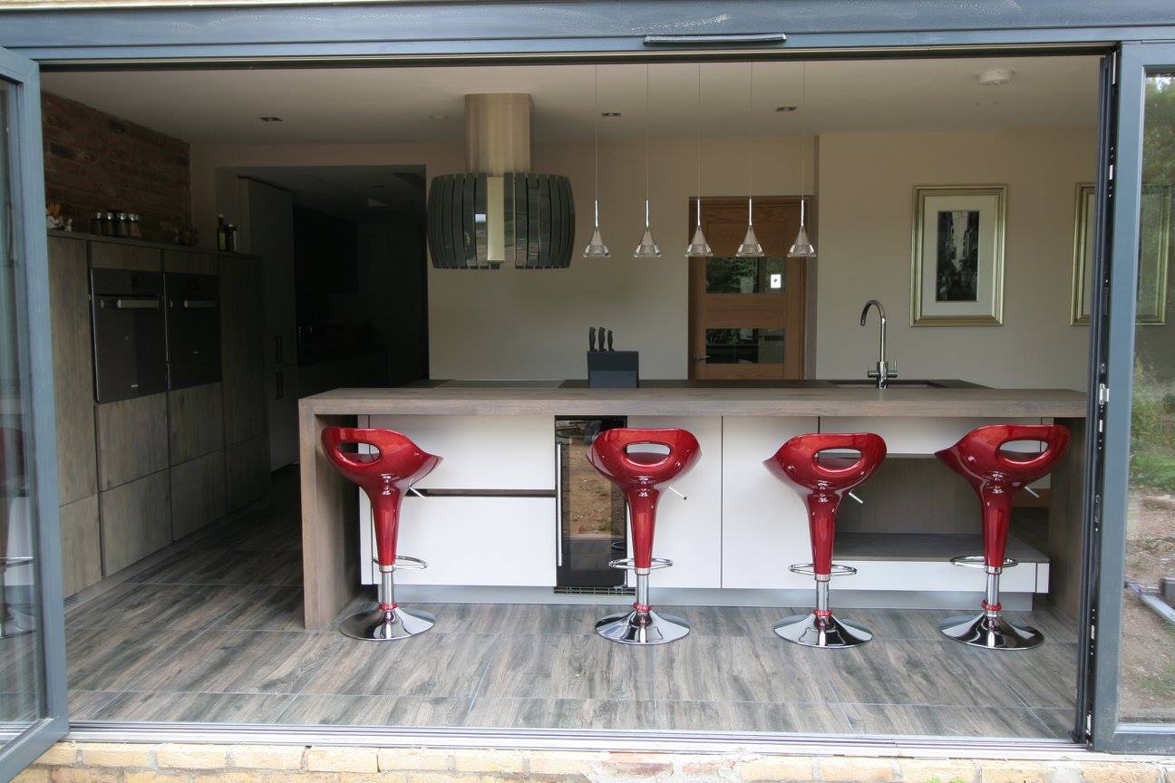 Sleek German kitchen with Dekton worktops — a kitchen by Kitchensmiths, with dekton worktops (photograph 9 of 16)