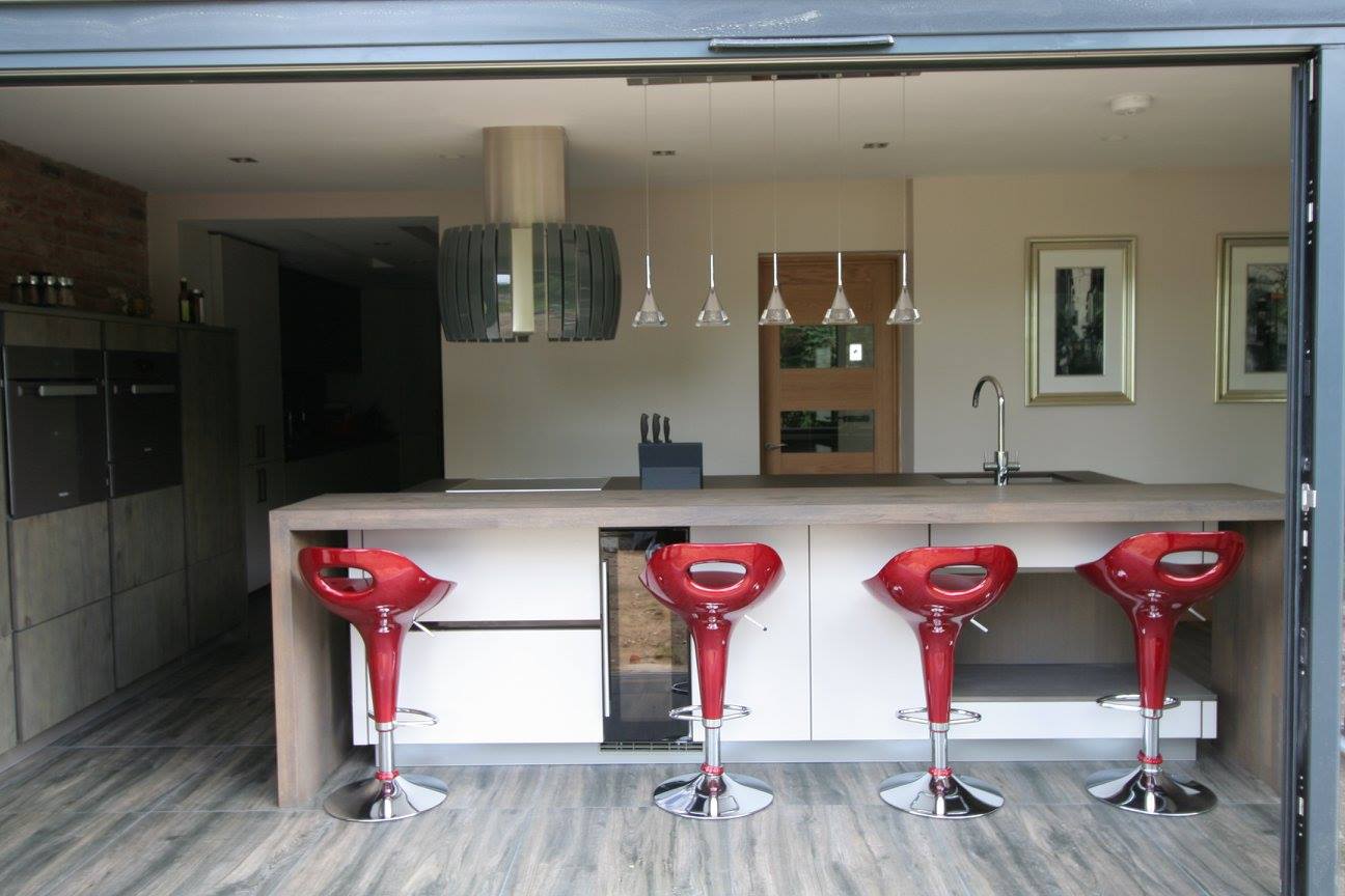 Sleek German kitchen with Dekton worktops — a kitchen by Kitchensmiths, with dekton worktops (photograph 10 of 16)