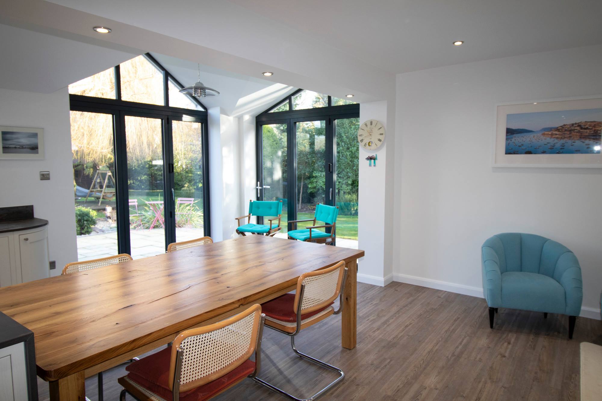 Ightham FF in Mussel Enhanced Grain — a Stoneham kitchen by Kitchensmiths, with dekton Trilium worktops (photograph 2 of 6)