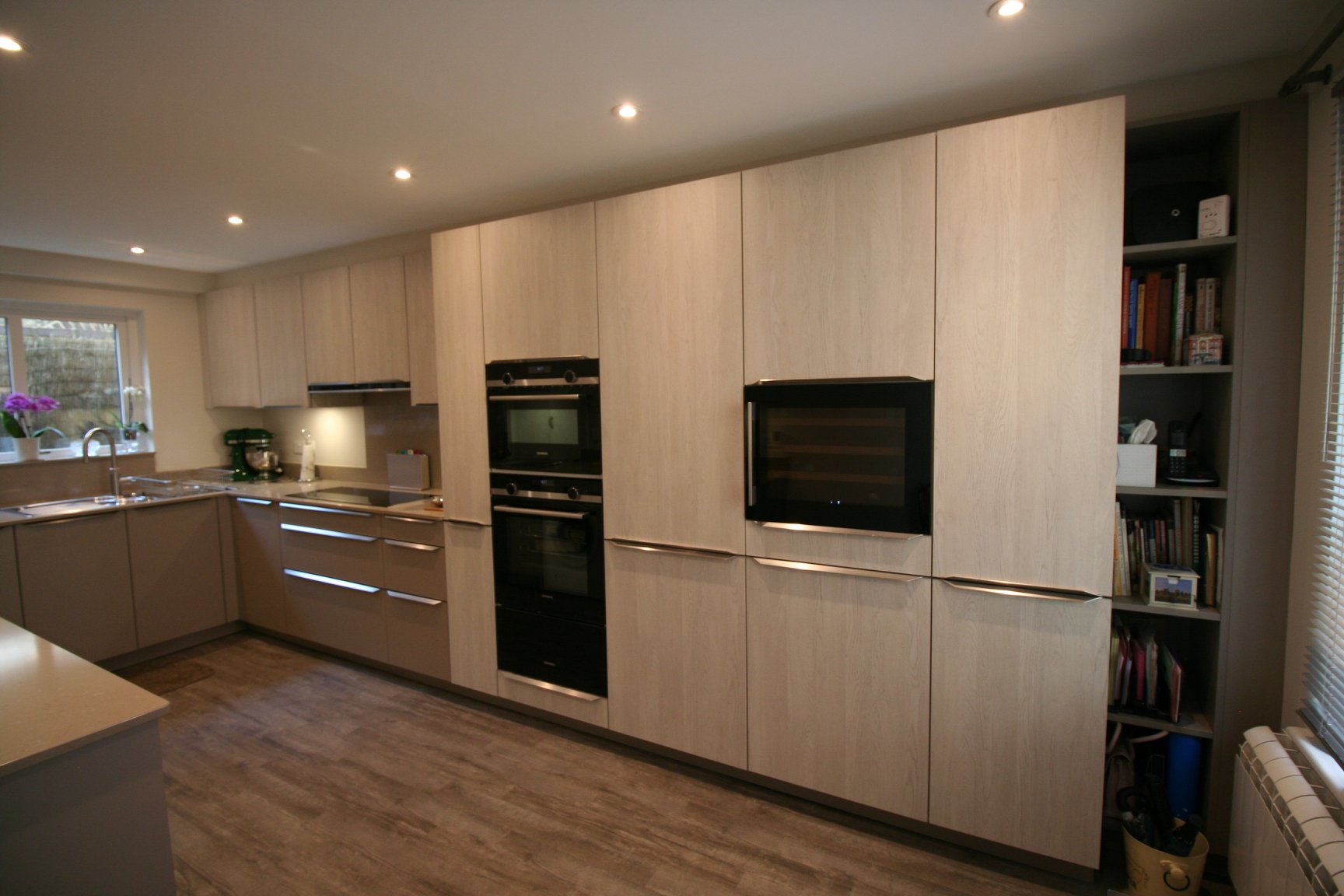 Mahlzeit in Pearly Oak and Stone Grey — a Rational kitchen by Kitchensmiths (photograph 1 of 6)