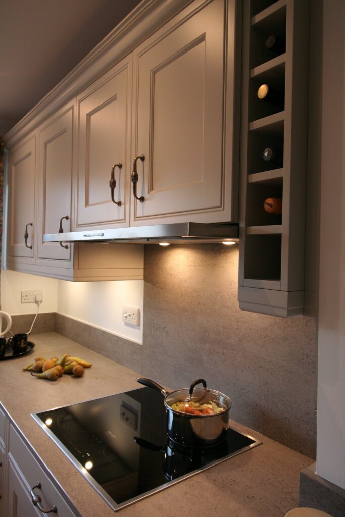 Penshurst in Dove Grey, under Dekton Keon — a Stoneham kitchen by Kitchensmiths, with dekton worktops (photograph 3 of 3)
