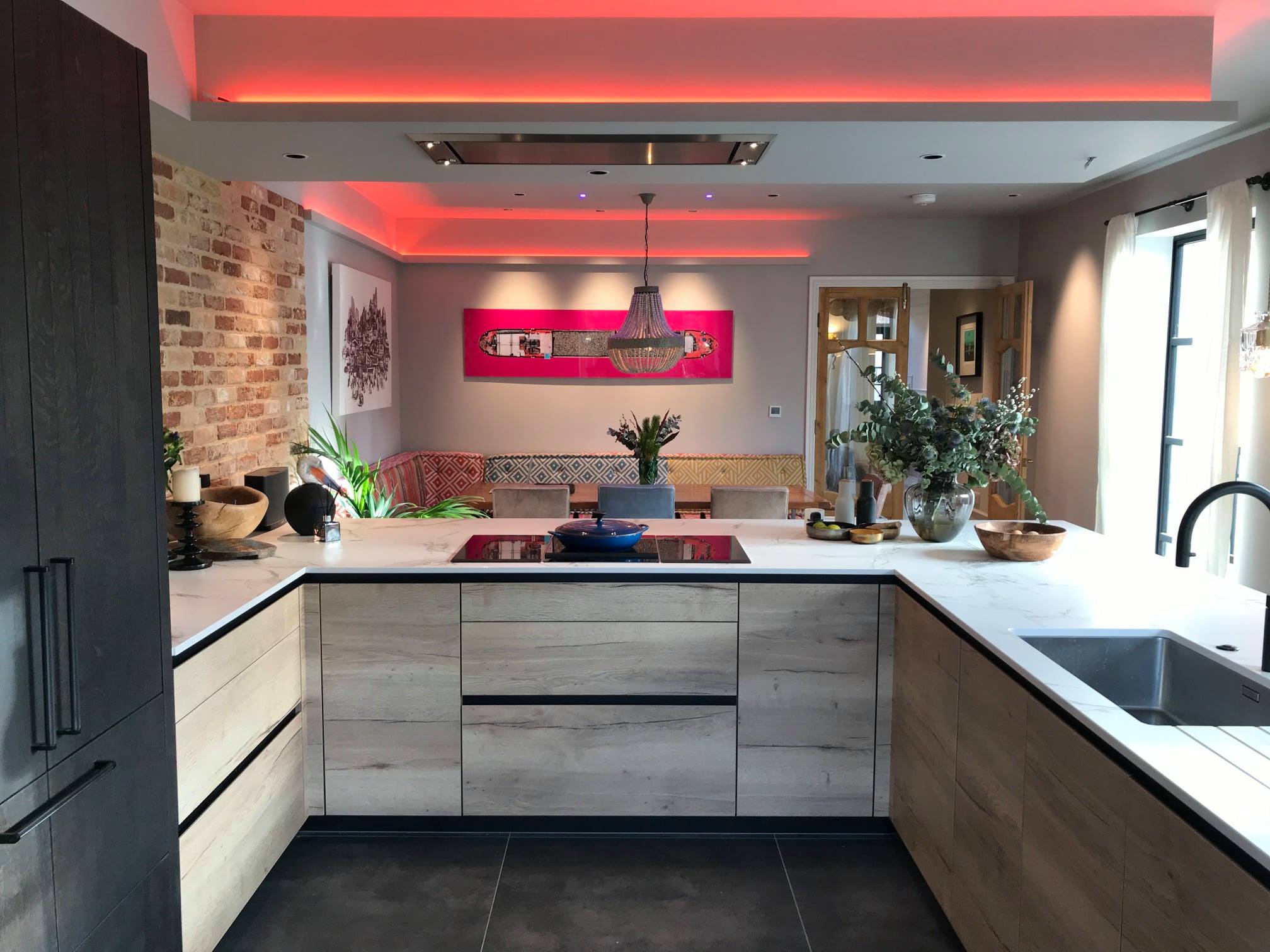 A period Cambridge renovation — a Rational kitchen by Kitchensmiths, with dekton Aura worktops (photograph 4 of 6)