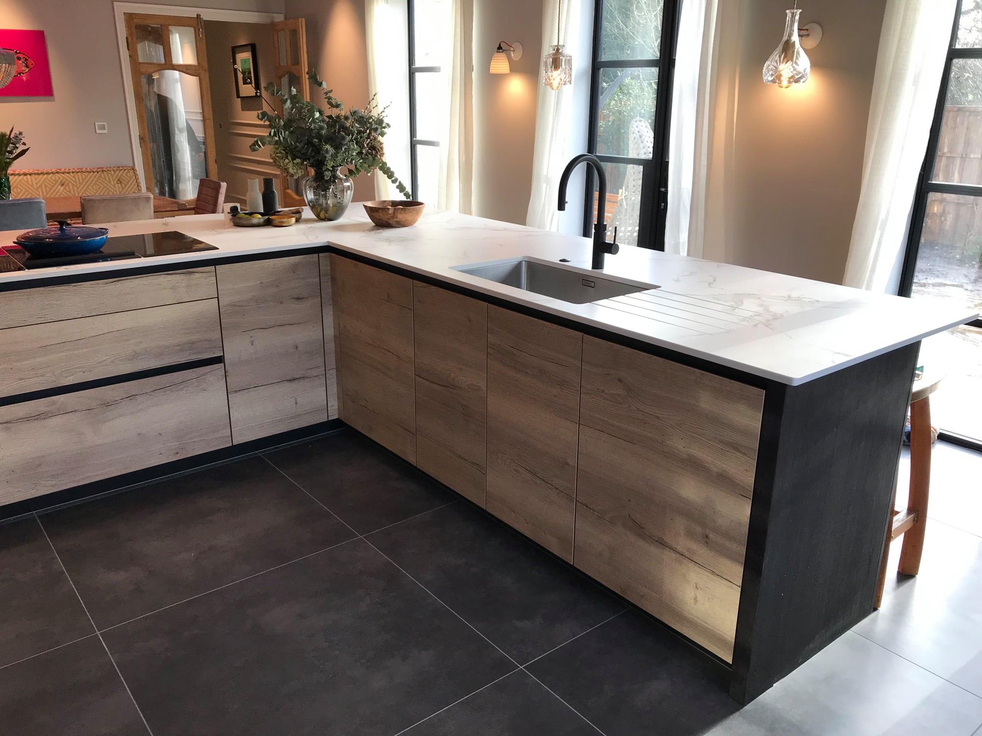 A period Cambridge renovation — a Rational kitchen by Kitchensmiths, with dekton Aura worktops (photograph 5 of 6)