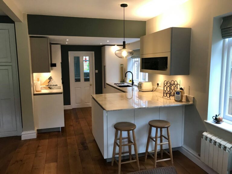 Fenix fronts and Taj Mahal stone