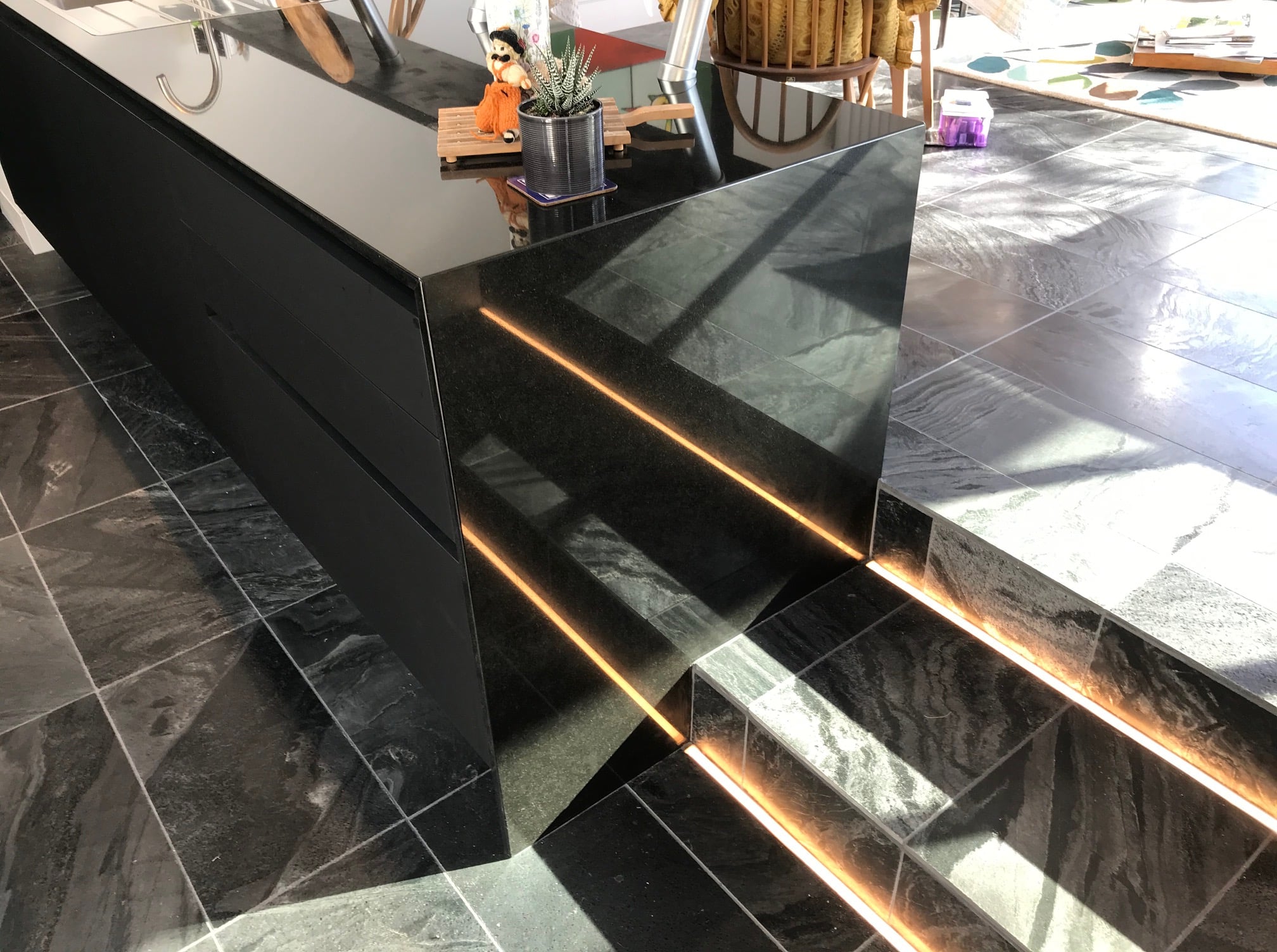 Back to black — a BAX kitchen by Kitchensmiths, with granite worktops (photograph 7 of 9)