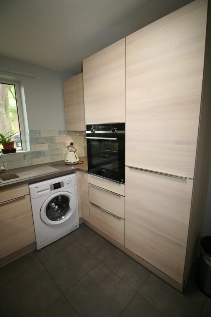 Toulouse in Acacia, making a small space work — a Störmer kitchen by Kitchensmiths (photograph 1 of 4)