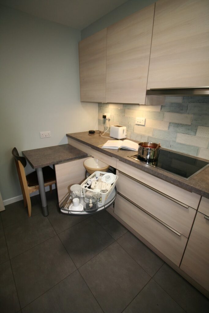 Toulouse in Acacia, making a small space work — a Störmer kitchen by Kitchensmiths (photograph 2 of 4)