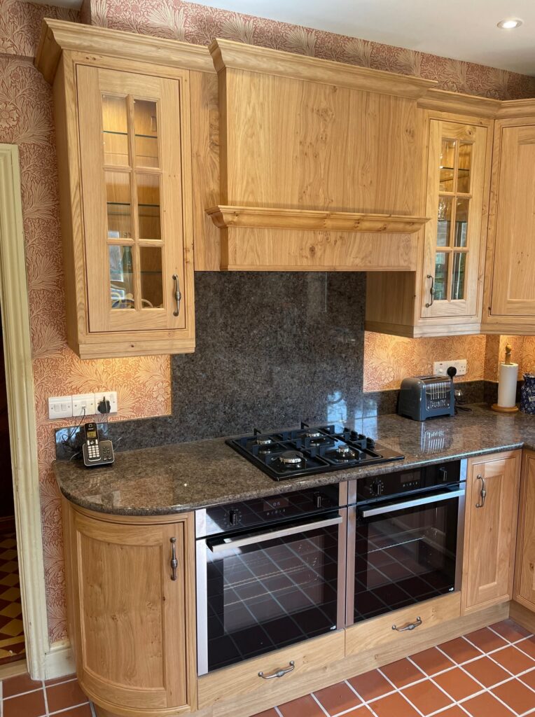 Character oak in-frame, for a period property — a Stoneham kitchen by Kitchensmiths (photograph 1 of 4)
