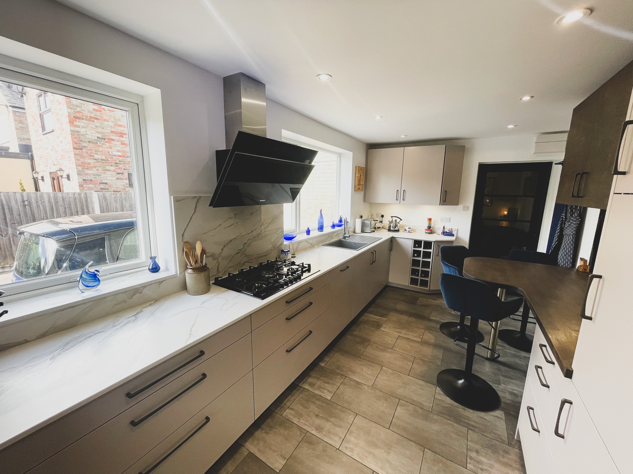 Dekton Morpheus, built for everyday life — a Sachsenküchen kitchen by Kitchensmiths, with dekton Morpheus worktops (photograph 3 of 4)