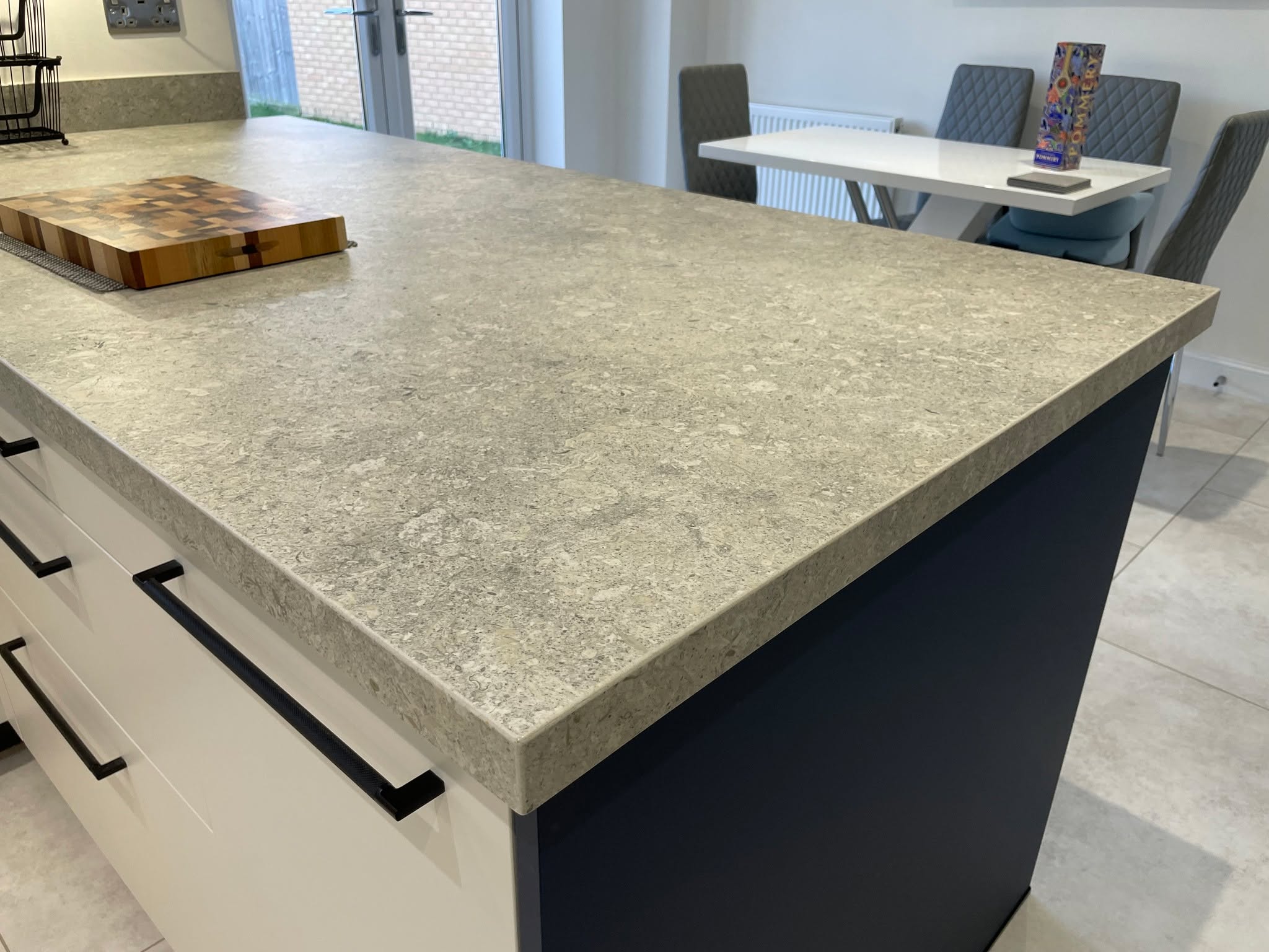 Kitchen and utility, understated — a Sachsenküchen kitchen by Kitchensmiths, with dekton Grigio worktops (photograph 6 of 7)