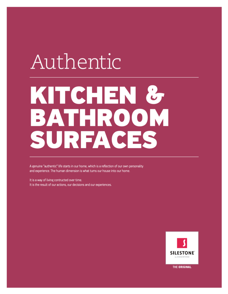 Silestone — Quartz Collection brochure cover