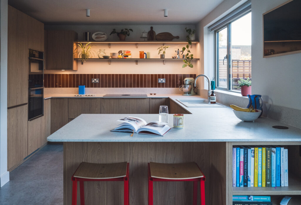 Casella Oak and Stone Tambora — a Sachsenküchen kitchen by Kitchensmiths